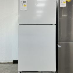 Whirlpool 20.5 cu. ft. 33 in Wide Top Freezer Refrigerator w/Glass Shelves
