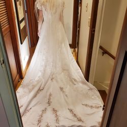 Wedding Dress And Veil