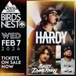 Selling 2 HARDY, Bailey Zimmerman & mike. Tickets!! 