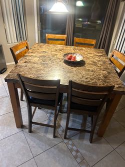 Marble table