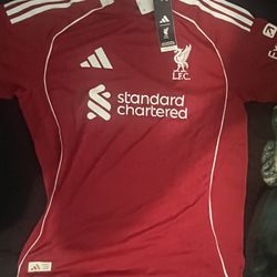 Liverpool 25/26 Season Home Jersey Authentic 