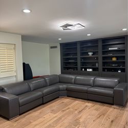 Copenhagen leather sectional