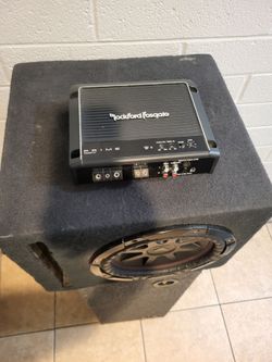 Kicker subwoofer 10" and amplifier