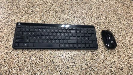 HP Wireless Keyboard And Wireless Mouse 