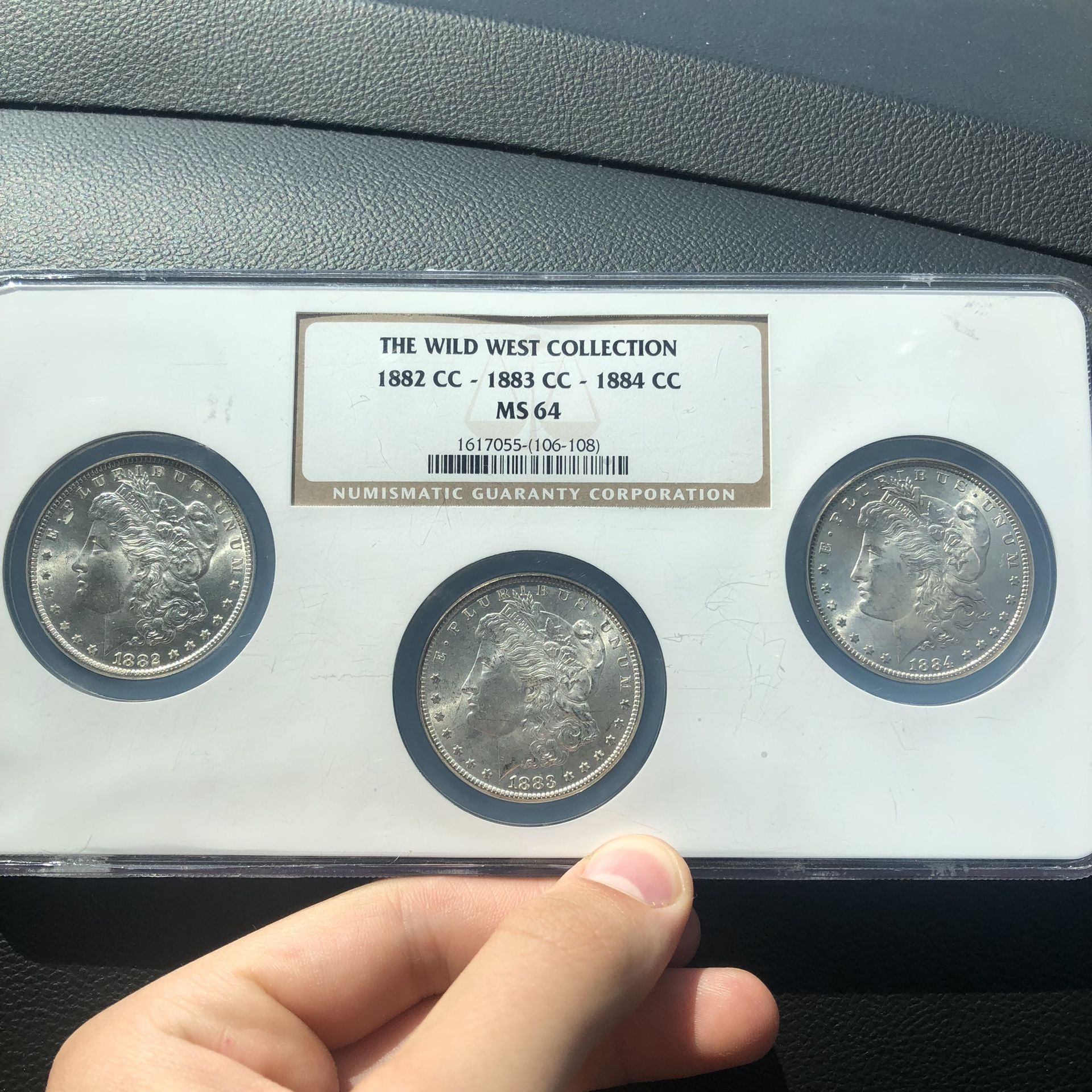 Morgan Silver Dollar Carson City NGC Set