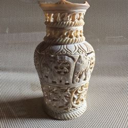 Stone flower vase