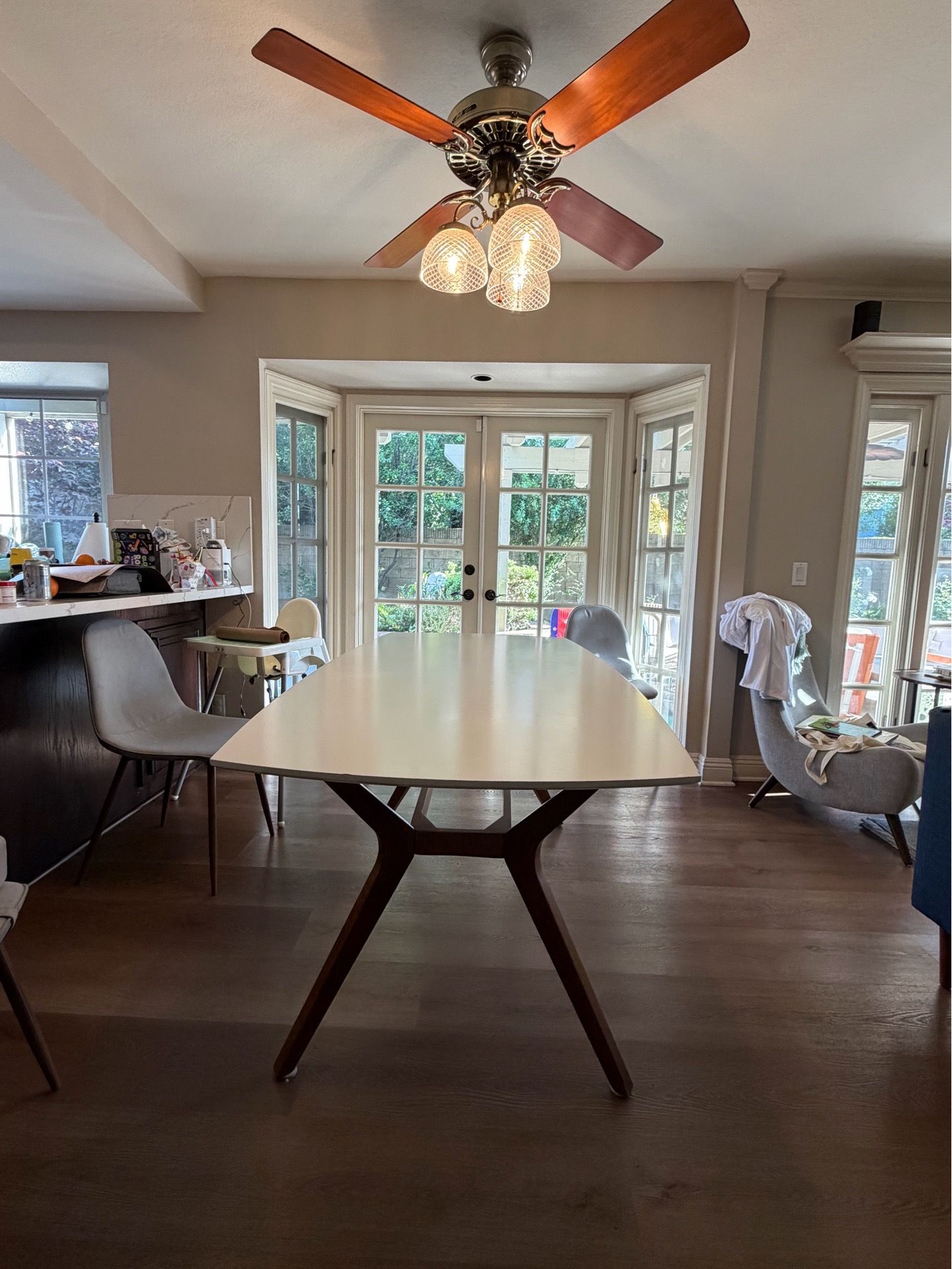 Mid century modern dining table