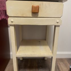 Yellow Vintage Nightstand