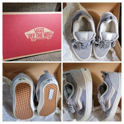 VANS Knu Skool Sneakers Shoes In Box Sprung  Gray Color Size 9-1/2