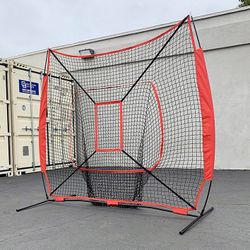(Brand New) $55 Baseball Softball Practice Net Hitting Batting Pitching Training Set w/ Carry Bag 