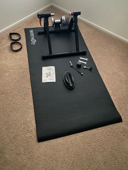 Bike Indoor Trainer and Matt