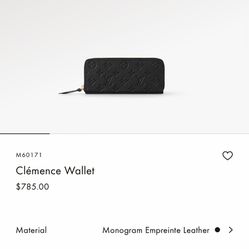 Louis Vuitton Clémence wallet 