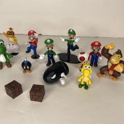 Mario toy figures