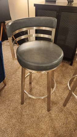 Modern Swivel Bar Stools (2)