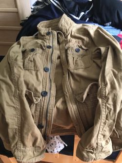 Hollister cargo jacket size m