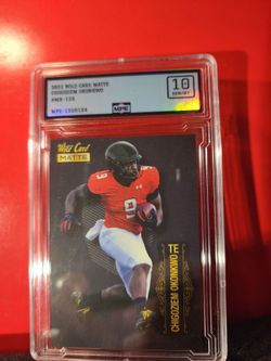2022 Wild Card MATTE  Black #MB-126  Chigoziem Okonkwo MPE 10 GEM MT