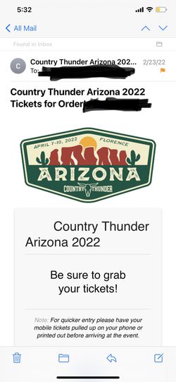 Two 4-Day Country Thunder Passes