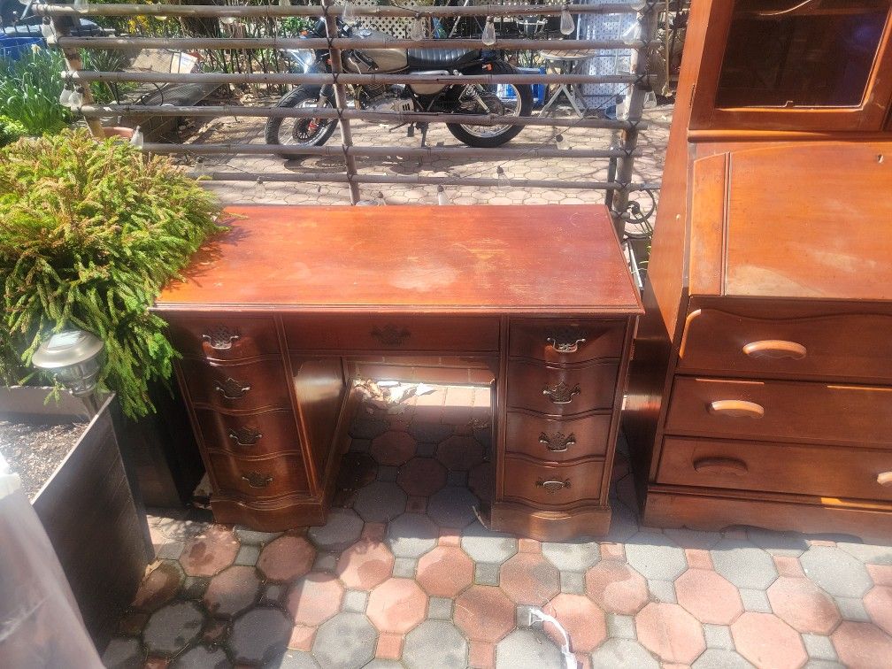 100 Years Old Real Wood Office Desk