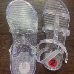 New Girls Sandals, Size 2