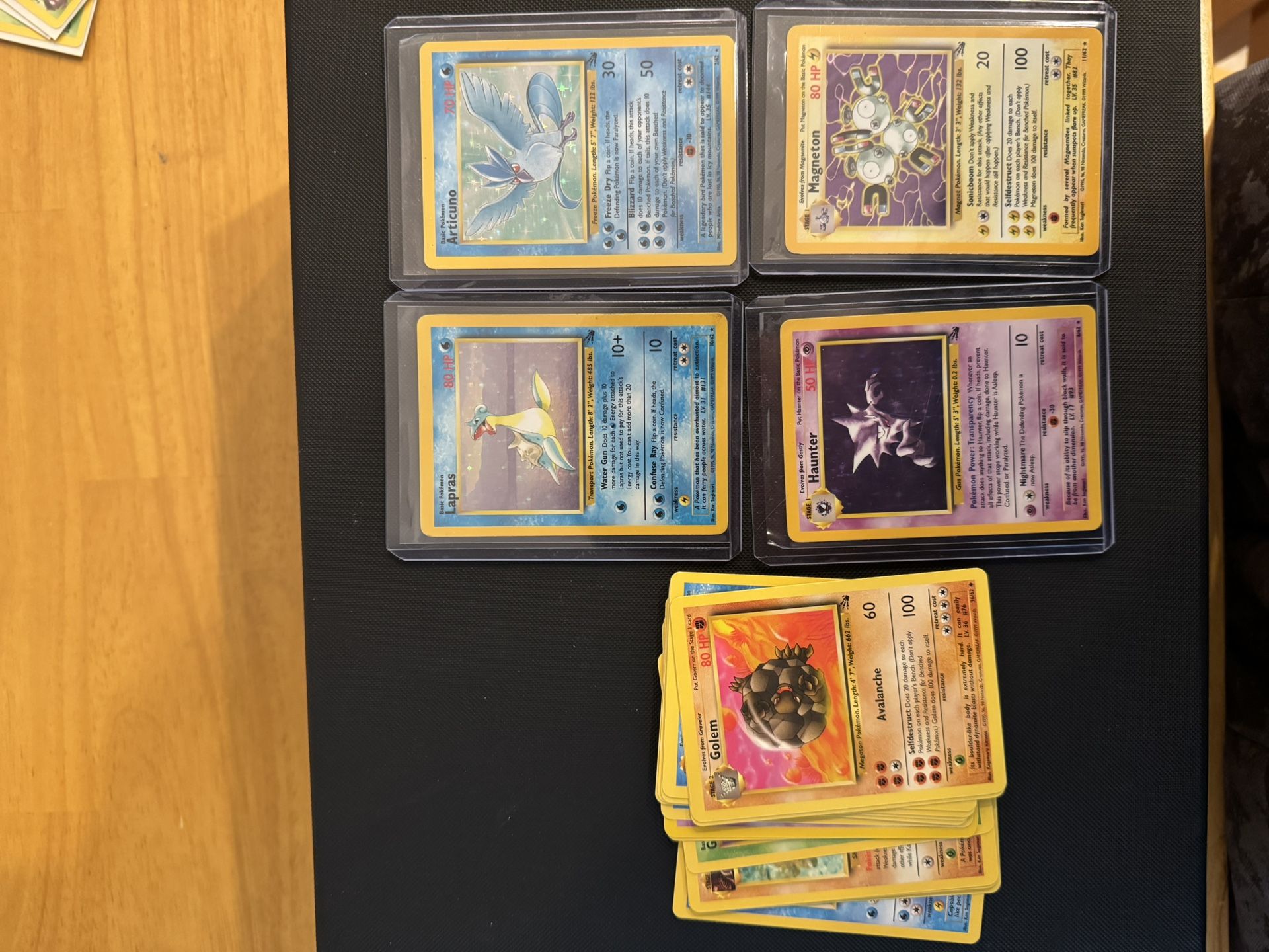 Fossil lot Vintage Pokemon Including 4 Holos