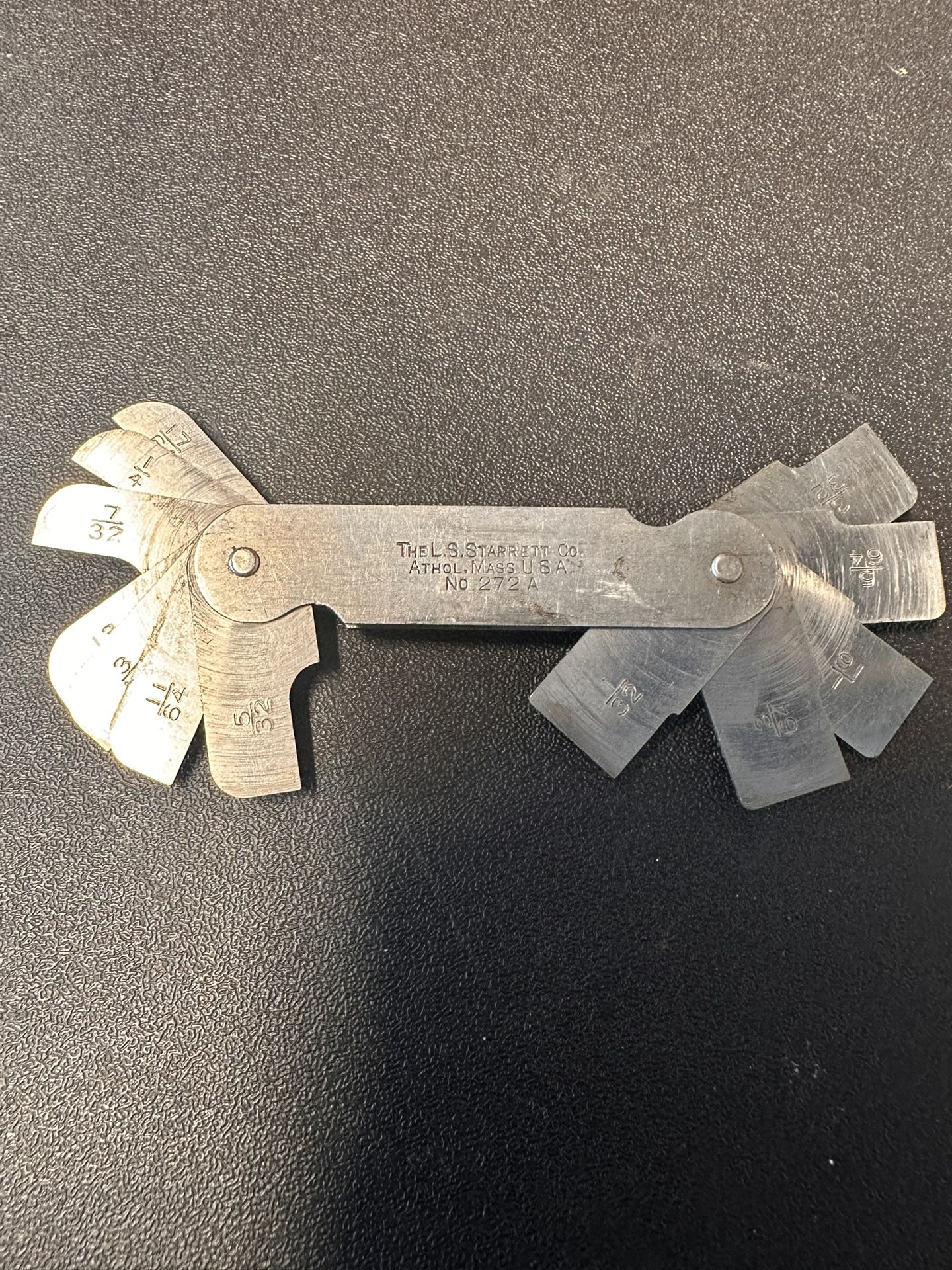 Starrett Fillet Radius Gauge