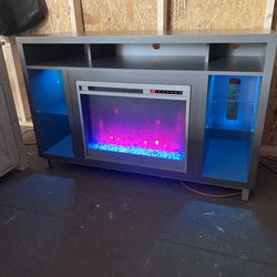 New electric fireplace remote control heat🔥