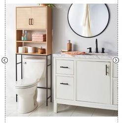 Bathroom Storage Cabinet / Over The Toilet Storage / Etagere