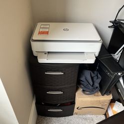 Hp Color Printer And 5 New Cartridges
