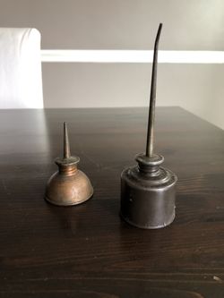 Vintage /Antique Small Oil Cans 