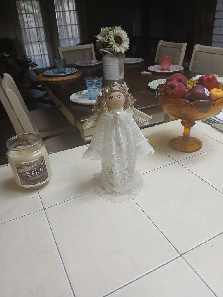 Beautifully Hand Crafted Angels ...approximately 12 Inches In Height