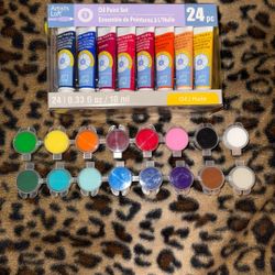 24 Set Oil Paint And 16 Set Paint 