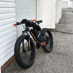 Electric Bike Fat Tire 72v 5000w 50mph+