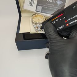 Moissanite VVS Diamond Watch (PASSES TESTER)