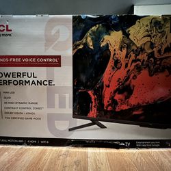 TCL 50” 4k TV (50S435) *NOT ORIGINAL BOX*
