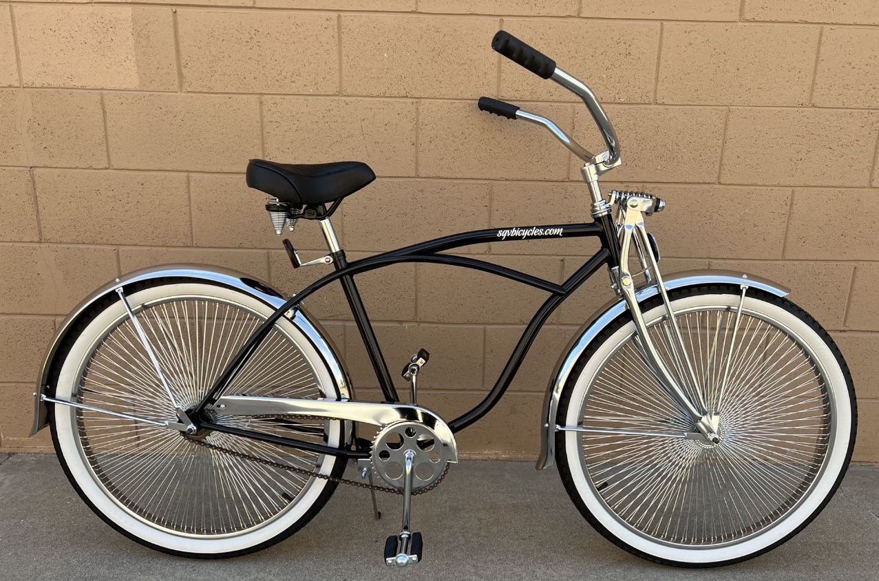 26" Lowrider Complete Bike Black/Chrome