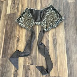 Faux Fur Shawl