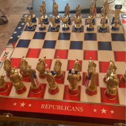 Political Figures Chess Set