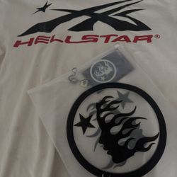 Tan And Red Hellstar Shirt 