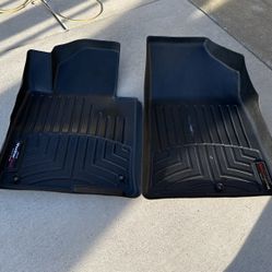 Weather tech floor mats for a 2015 2019 Hyundai Sonata