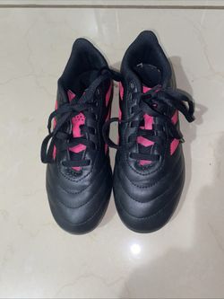 Adidas Goletto VIII JR soccer cleat Black/Pink GX6907 Youth Size 2.5