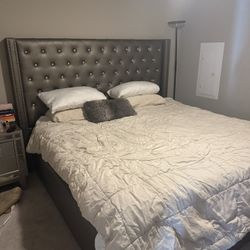 King Size Tufted Bed Frame