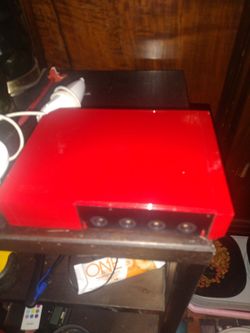 I have this red Wii contested not the right controllers no power cords no nothing no games just exactly what you see in the picture $40 or best offer 