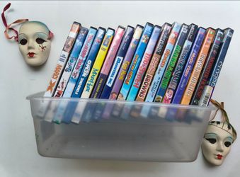 kids movie DVDs and regular movie