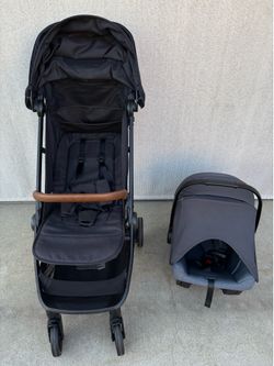 Nuna trvl stroller with nun pipa urbn car seat