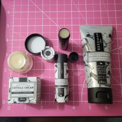 VANILLA ABSOLUTE BEEKMAN 1802 LIP BALM, CUTICLE CREAM,  AND HAND CREAM 