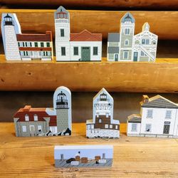 Six Signed Cat's Meow Pieces