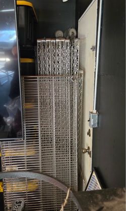 Uline metal shelves