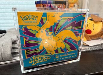 Pokémon  ETB & BOOSTER BOX  Acrylic Cases With Magnetic Lid