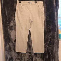 Ladies Bandolino Jeans Tan Size 14 