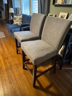 Set of 2 Upholstered Dining Chairs